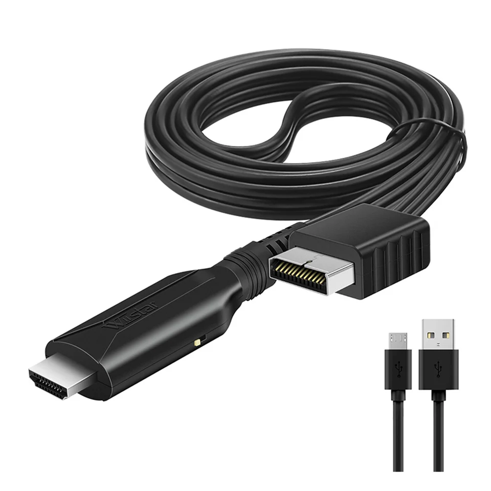 pre PS2 až -Compatibale Audio Video Converter Adapter Support pre PS 1/2 pre HDTV PC Pult HD Adapter káblového kábla