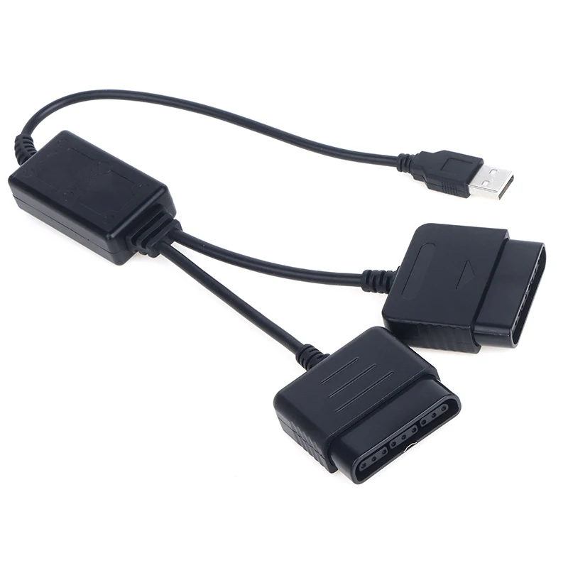 Pre PS2 PlayStation 2 GamePad na 3 PS3 Káblové adaptér PC USB Games Controller Adaptér prevodník kábla