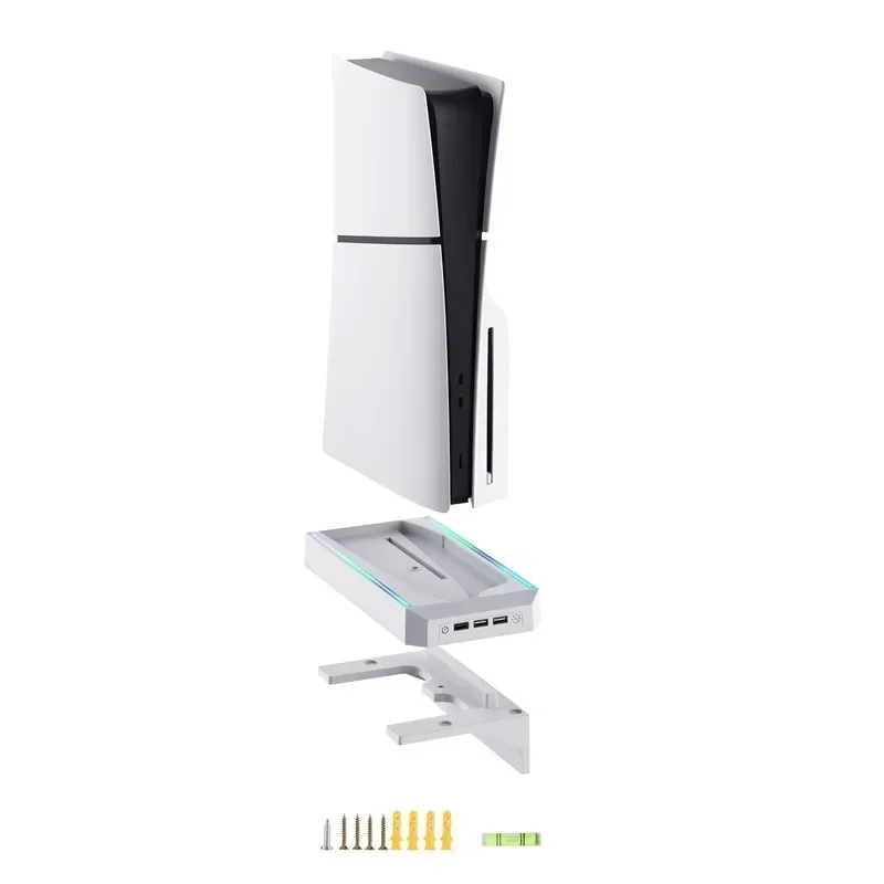 Pre ps5 tenký chladiaci ventilátor s RGB Color Light Stock Cooling Station Wall Console Cooling Base pre PS5 Herné príslušenstvo