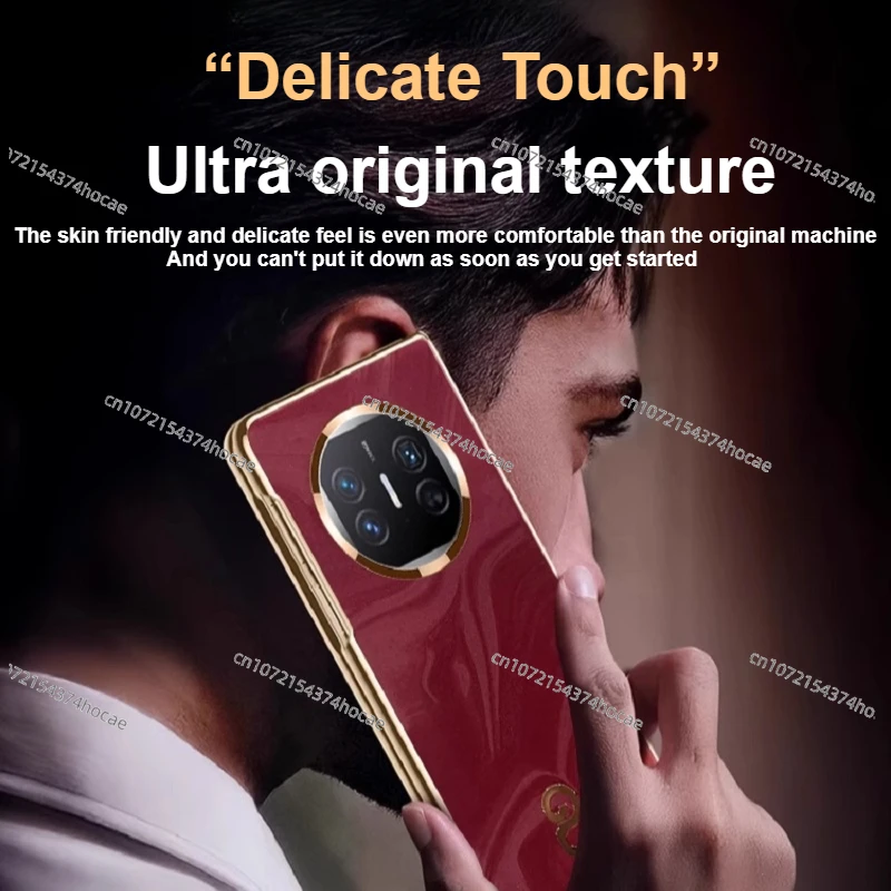 Pre puzdro na telefón Huawei ultra tenká skladacia obrazovka Anti Drop Mate X3/X5/X6 Collector's Collector's Edition Electroplated s pokovovaním zlata