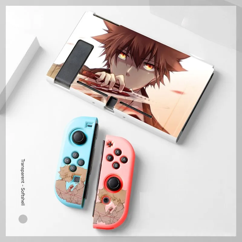 Pre puzdro Nintendo Switch NS/OLED príslušenstvo Anime Joycon Soft Shell TPU Chráni kryt puzdra pre prepínač Príslušenstvo Konzola Games