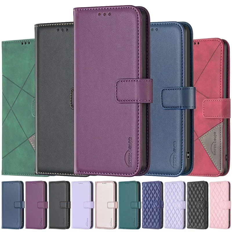 Pre puzdro Xiaomi Redmi 14C Redmi14c 14 C Etui Solid Color Leather Peňaženka Phone Cover On pre Xiaomi Redmi 14C Magnetic Case Capa
