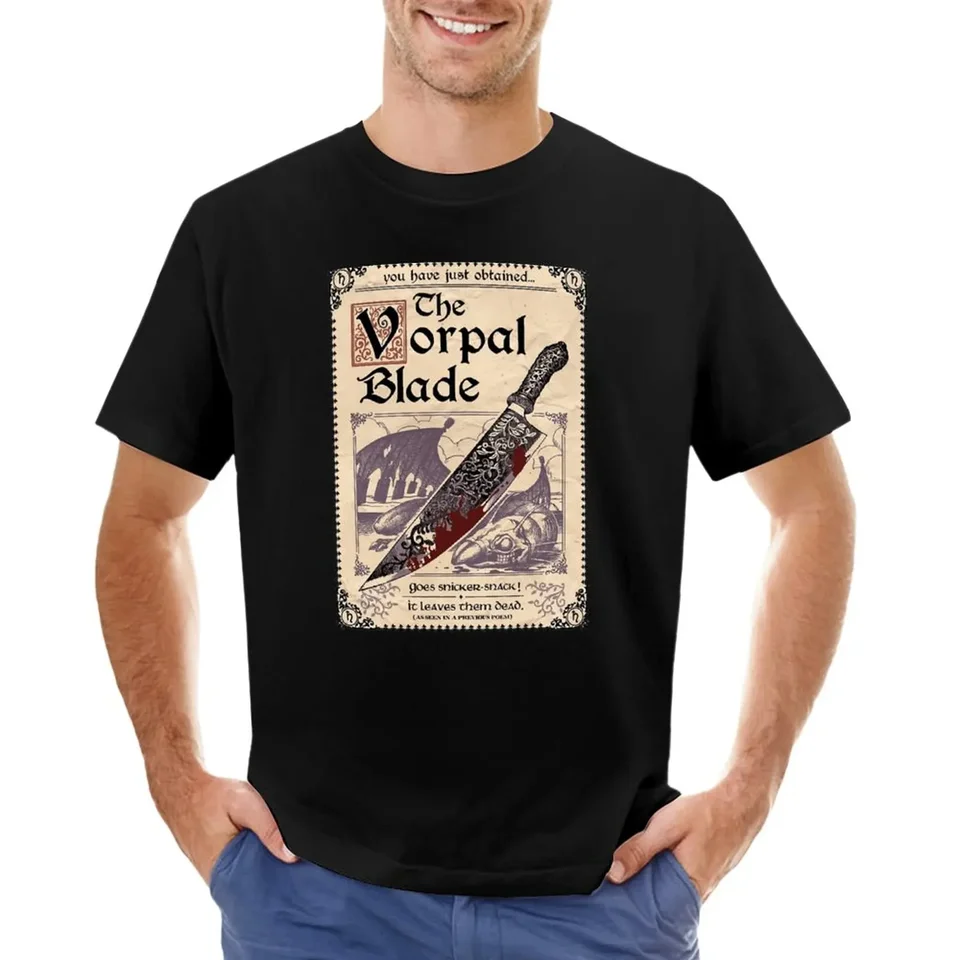 Pre pánske dámske dámske Vorpal Blade Alice Madness vracia plagátové tričko nadmerne veľtrhové oblečenie kórejské módne oblečenie