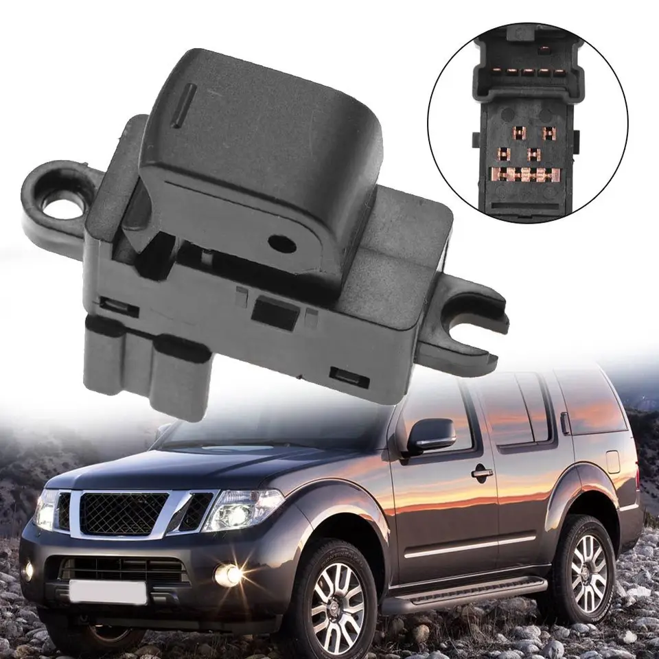 Pre Qashqai pre Nissan pre Pathfinder pre spínač okna Navara 25411-EA00A 25411JD000 Strana elektrickej energie pre cestujúcich