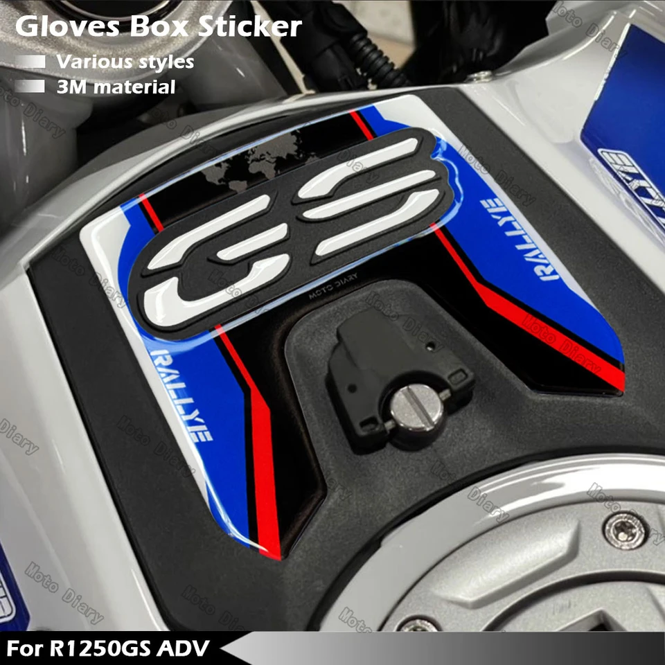 Pre R1250GS Adventure Rallye R 1250 GS Adventure R 1250GS ADV 3D STrancovanie rukavíc Rukavice na ochranu škatule 2018-2024 Triple Black