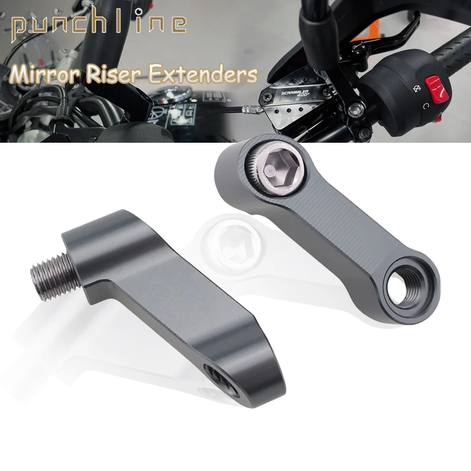 Pre R1250GS R 1250 GS ADV R1200GS/ADV F850GS/ADV F750GS/ADV F800GS/ADV Mirror Riser Extenzátory Rozširovacia adaptér Rozširujúci adaptér Rozširovač