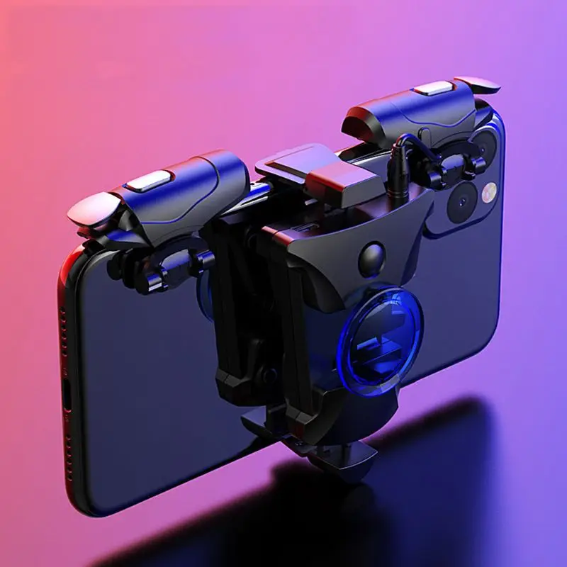 Pre radič mobilného telefónu PUBG Automatické vysokofrekvenčné kliknite na herné hry spúšťa gamepadový joystick pre príslušenstvo pre mobilné telefóny