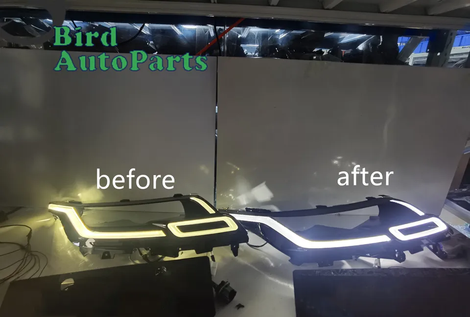 Pre Range Rover Velar svetlomet LED DRL Denné svetlá Žltoty Pôvodný náhradný modul