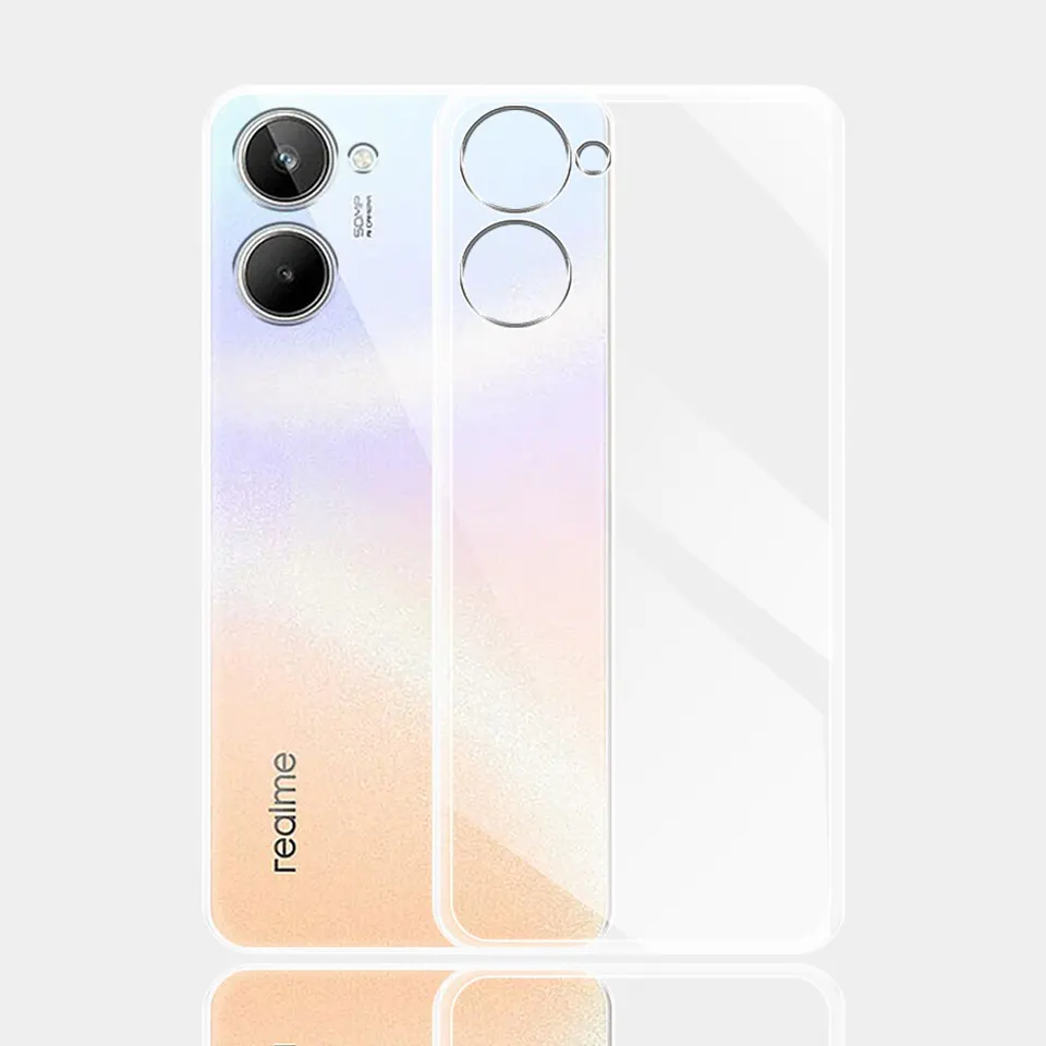 Pre Realme 10 4G puzdro ultra tenký silikón mäkký TPU Clear zadný kryt pre Realme10 4G Coque Bumper pre Oppo Realme 10 Fundas
