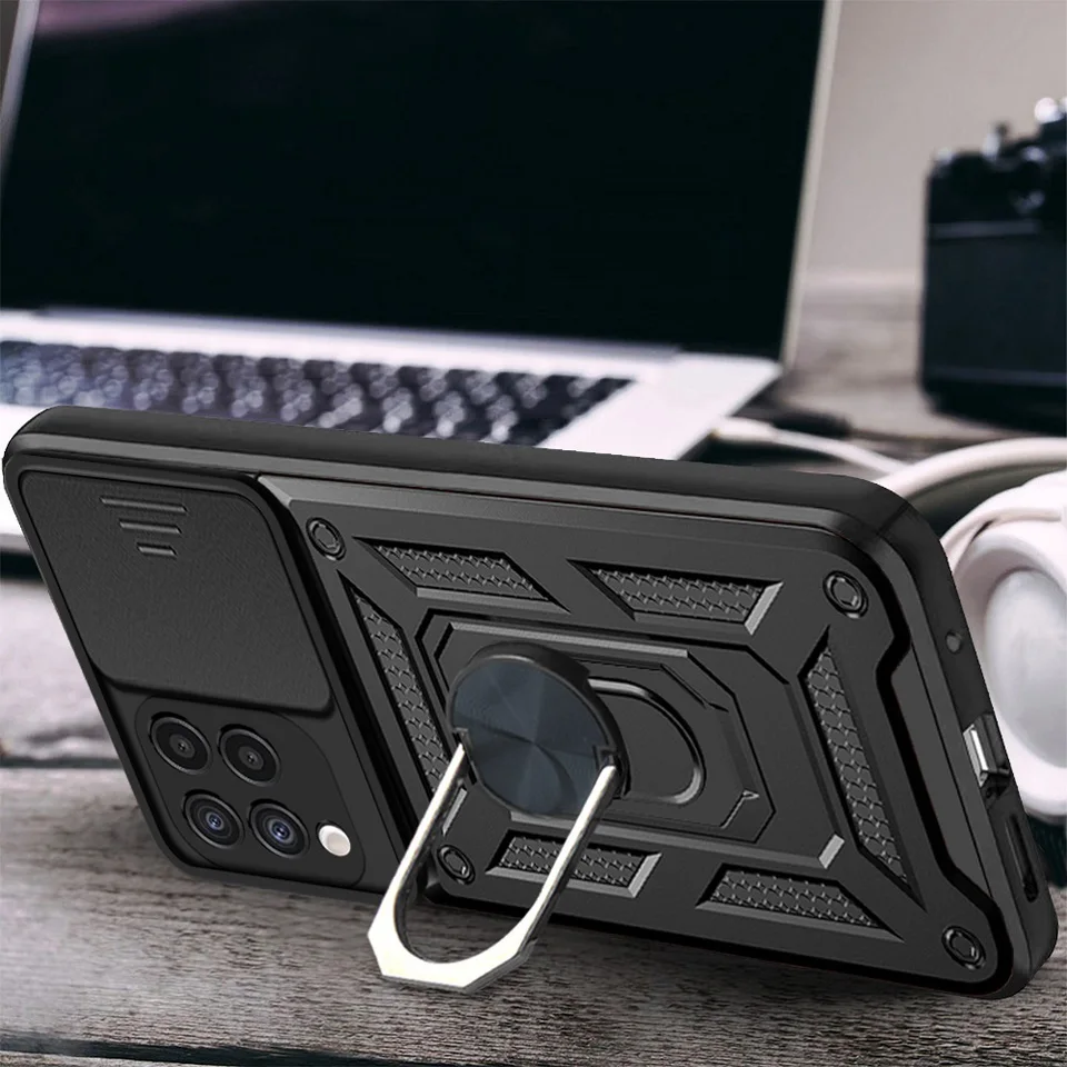 Pre Realme 9 Pro Plus 9i 9i Case Slide Camera Ochrana Cover pre Oppo Reno 7 6 6Z 5 5G A16 Realme 8 Pro 8i C21y C21 C20