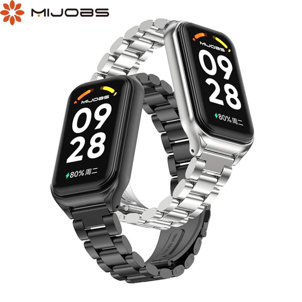 Pre Redmi Band 2 3 Strup Smart Bracelet Metal WhristBands Watch Band pre Xiaomi Redmi Smart Band 2 Strap Correa