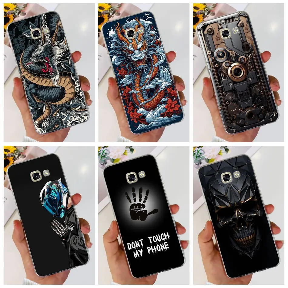 Pre Samsung Galaxy A5 (2017) Módne kovové maľované puzdrá pre Samsung A5 2017 A520F Soft Silikone TPU Puzdrá telefónov TPU