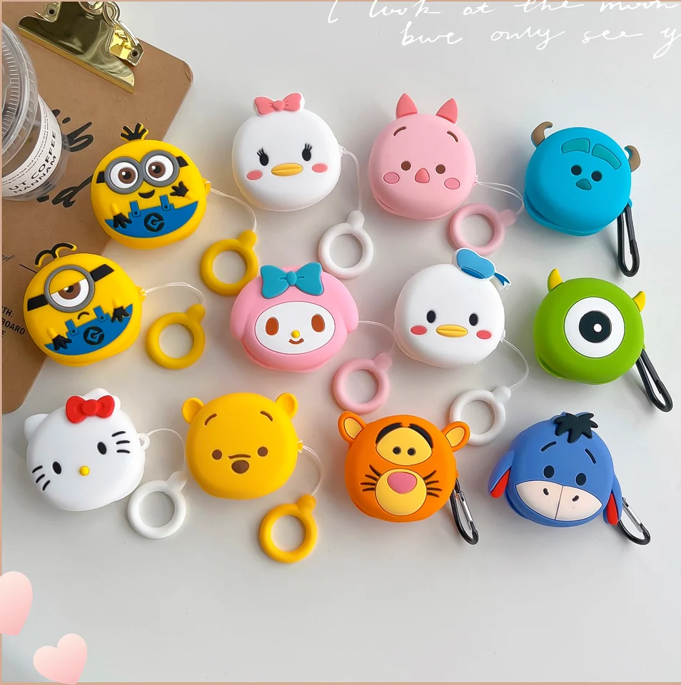 Pre Samsung Galaxy Buds Live 2 Pro 2 Fe Case Cartoon Hello Kitty Melody Donald Silikone Serfone Case Cover Cover