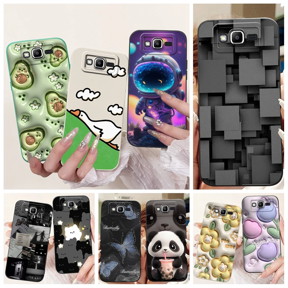 Pre Samsung Galaxy J2 Prime J2Core Pase Pase Luxury Fashion Painting Bumper pre Samsung J2 2015 2016 J2Pro Soft Silikone Capa