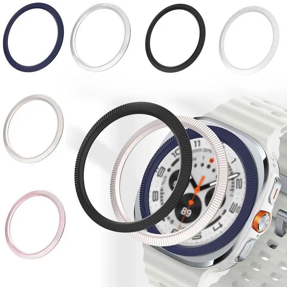 Pre Samsung Galaxy Watch 7 Ultra Bram Metal Watch Watch Ochranný kryt Color rezistentný na oxidáciu Nové produkty odolné voči oxidácii