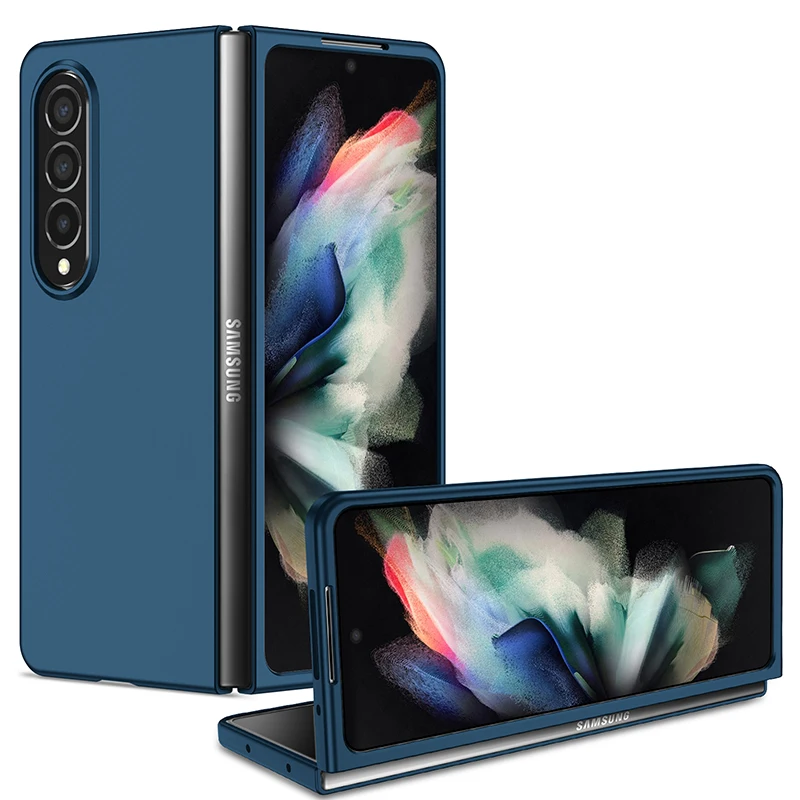 Pre Samsung Galaxy Z Fold 4 3 5 Case Scousproof Armor Magnet prsteň Kickstand zadný kryt krytu pre Galaxy Fold 1 2 5G puzdrá