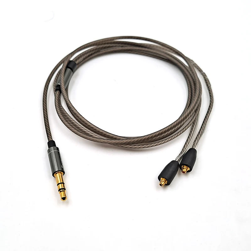 Pre SE215 SE535 SE846 Sony N1AP N3AP MMCX Vymeniteľné 3,5 mm vysoké čistoty strieborného kábla