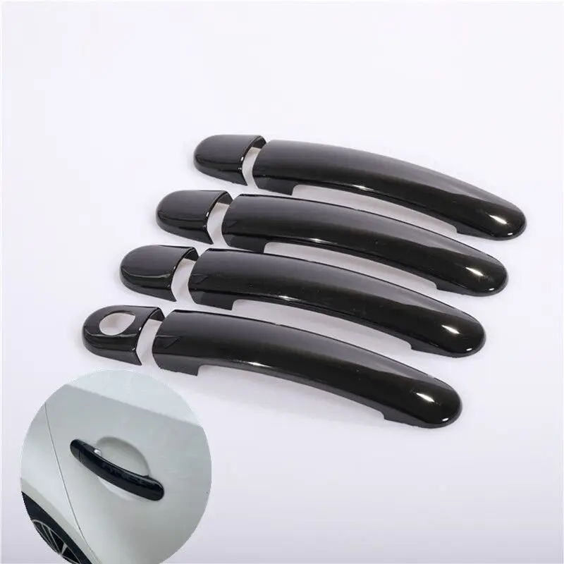 Pre sedadlo Leon Mk1 1M 1999 2000 2001 2002 2003 2004 Gloss Black Chrome Catrue Rukoväť rukoväte automobilov