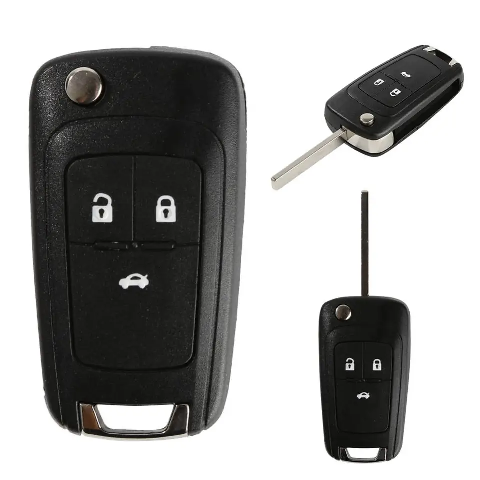 Pre skladovacie klávesy Opel 3-Button Skladacie kľúče na výmenu skladovacích klávesov pre Opel Astra J Corsa E Insignia 2009-2015