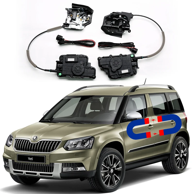 Pre skod Yeti Electric Sation Automobil s automatickým zámkom automobilové príslušenstvo Dvere Soft