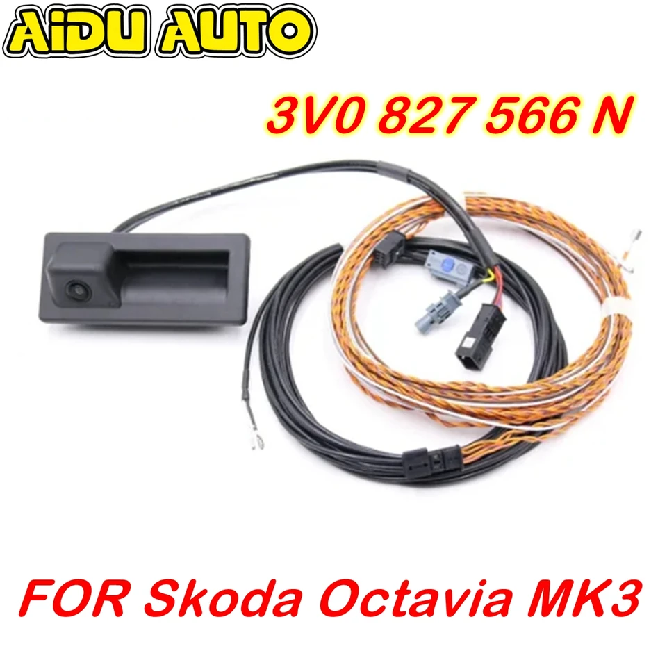 Pre SKODA OCTAVIA 3 Facelift 2017 - KAMERA High Line View View Camera s usmerňovacími čiarami 5E5827566 / 3V0827566