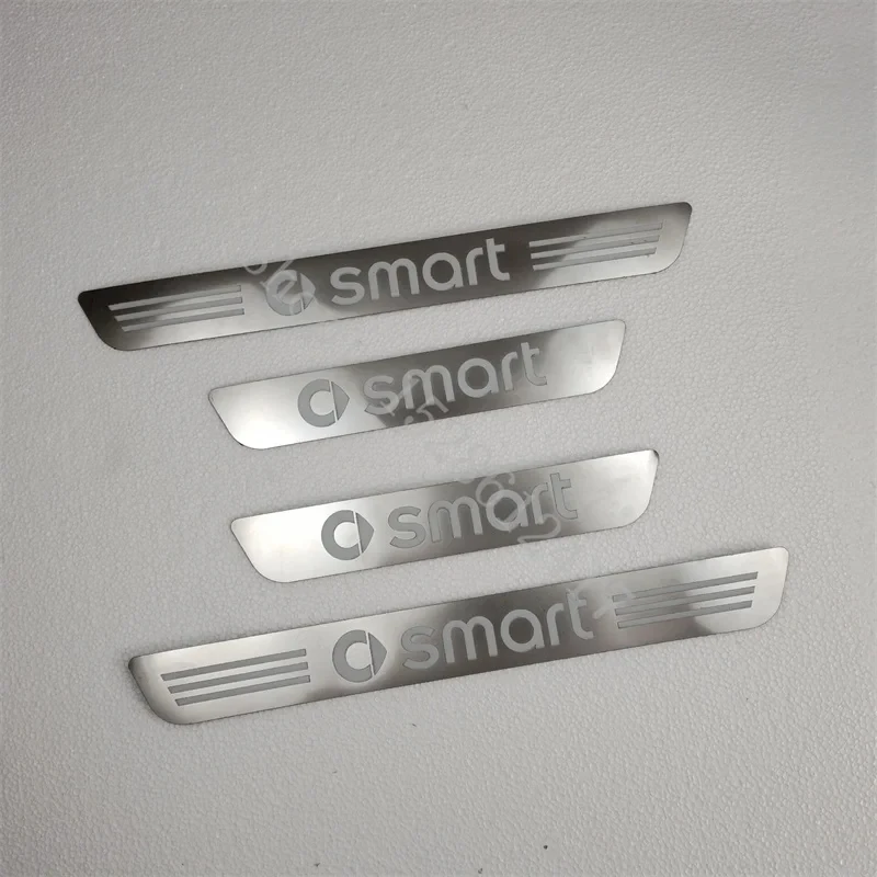 pre Smart Fortwo Forfour 453 451 450 Nerezová oceľ Suff Plate/Dvere Sill Sill Plate vítaný pedál Pedál Autrodové príslušenstvo