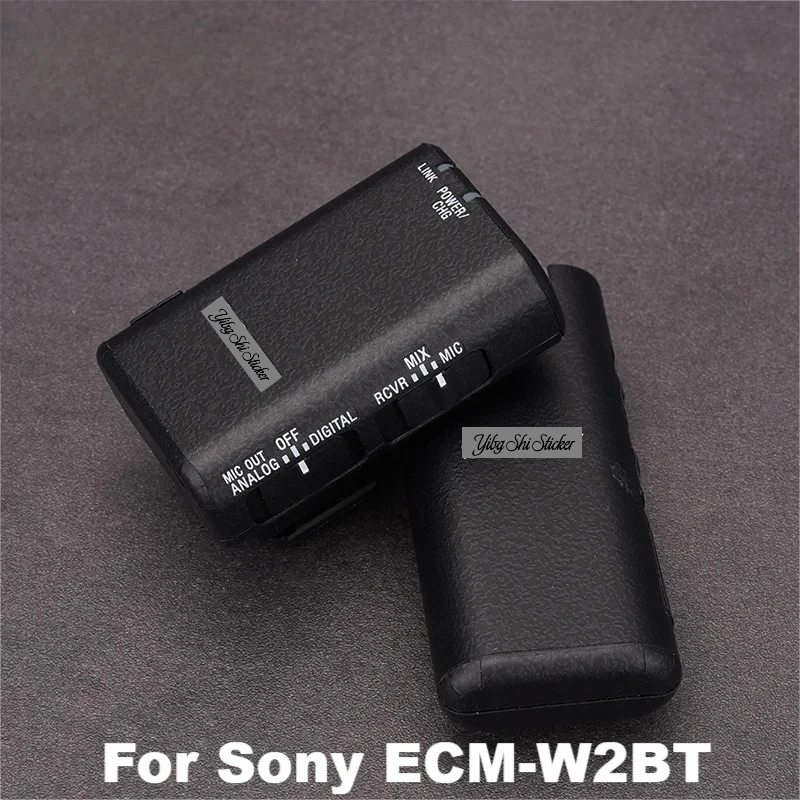 Pre Sony ECM-W2BT nálepka kože vinyl vinylového filmu Wireless Microfone Body Ochranta slepacej nálepky Coat ECM W2BT ECMW2BT