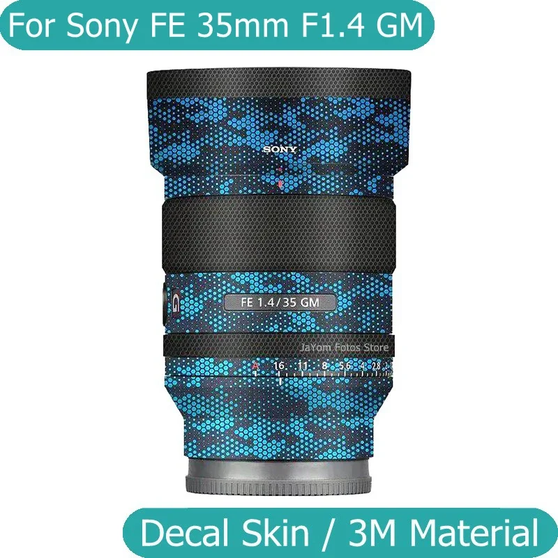 Pre Sony Fe 35 mm F1,4 gm nálepka kožná kamera Sticker Vinyl Wrap Anti-Scratch Film Fe35 Fe35mm 35 1,4 f/1,4 gm SEL35F14GM