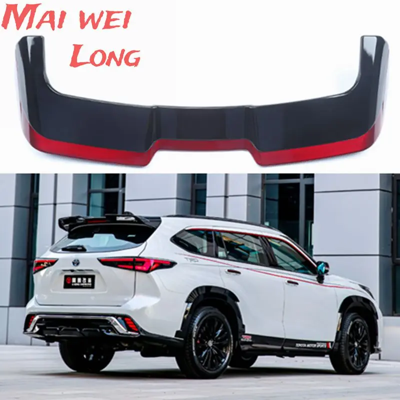 Pre spoiler Highlander 4th Generation Toyota 2021 2022 2023 Highlander Upgrade Trunk Top Wing Modified Sports Spoilers