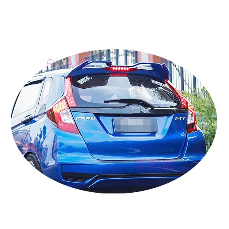 Pre spoiler Honda Fit 2014-2018 Jazz Spoiler RSDL Vysoko kvalitný ABS Material Material Car Color Color Color Soiler