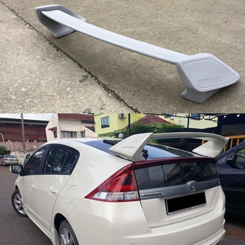Pre spoiler Honda Insight 1999-2006 Insight Vysoko kvalitný ABS Material Charie Wing Primer Farba Zadný spojler pre Honda Insight
