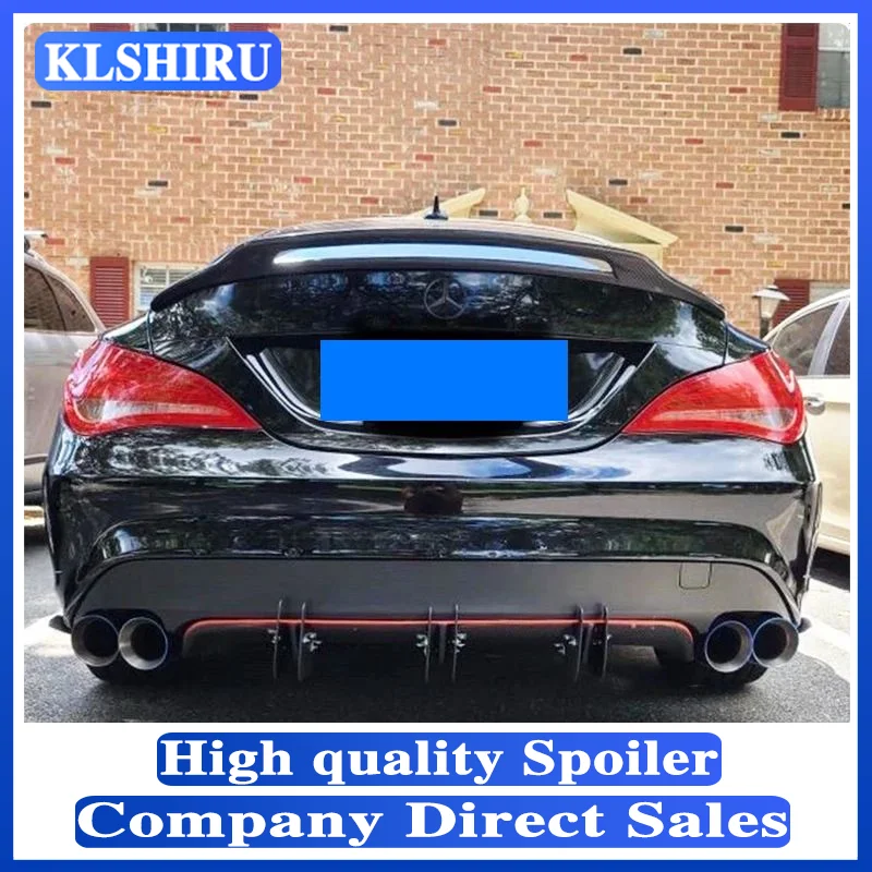 Pre spoiler Mercedes CLA CLA45 W117 C117 Zadné krídla kmeňa uhlíkových vlákien CLA CLA 200 250 260 Renntech 2013 2014 2014 2015