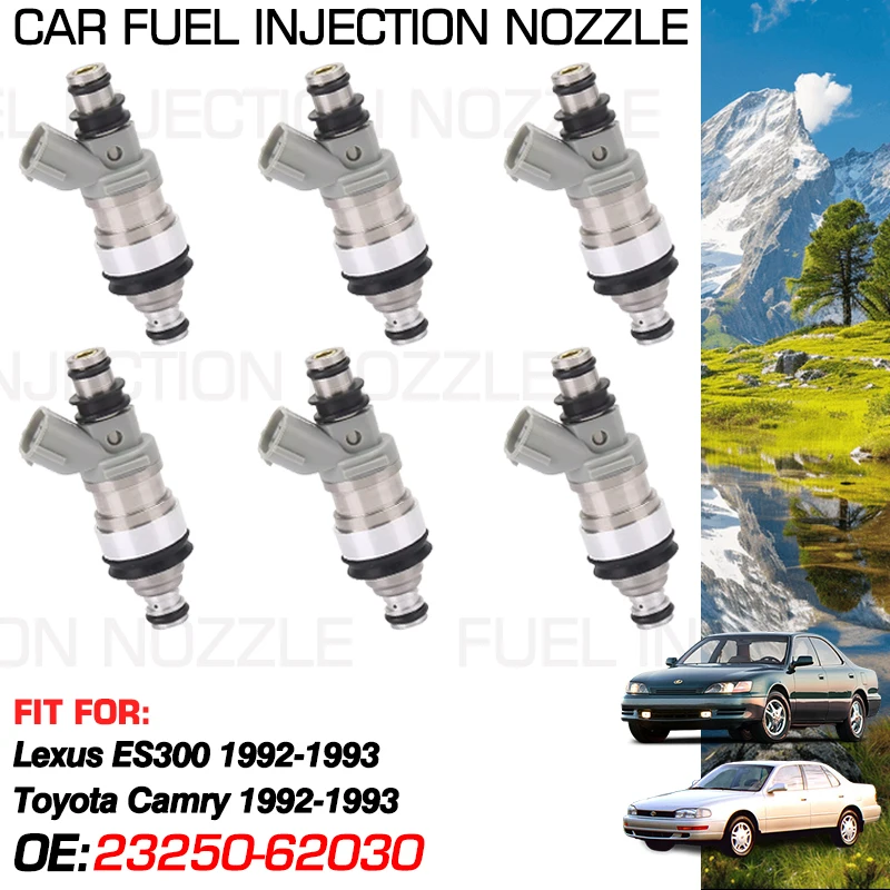 pre spoločnosť Lexus ES300 ES 300 Toyota Camry XV10 10 1992 1993 Príslušenstvo 1x Vstrekovače paliva automobilu Injektory 23250-62030 23209-62030