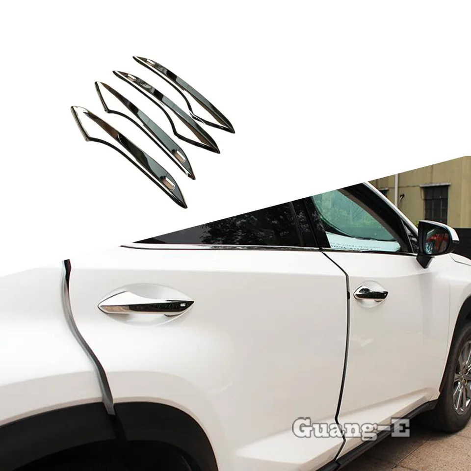 Pre spoločnosť Lexus NX 200 200T 300H 2015 2016 2017 2018 2019 2020 2021 ABS Chrome Chrome Car lakťovacia rukoväť kľučky kryt