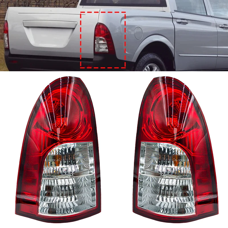 Pre Ssangyong Actyon Sports 2007-2013 zadné zadné svetlo brzdové zadné svetlá Zostava zadnej žiarovky 8360132003 8360232003
