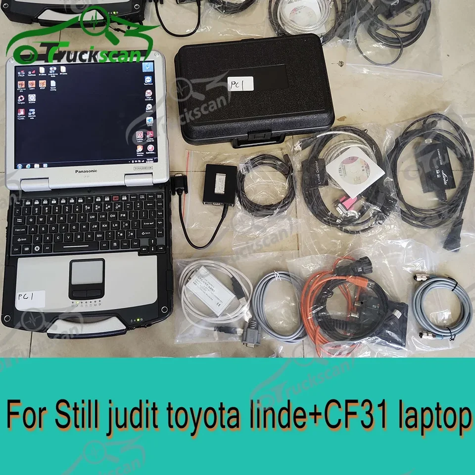 Pre stále Canbox Linde Doctor Judit Inado Box Judit 4 Jungheinrich Diagnosticka Toyota BT +CF31 Diagnostika vysokozdvižného vozíka pre laptop