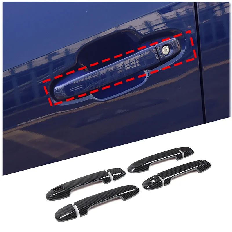 Pre Subaru Crosstrek 2023 2024 ABS Carbon Fiber Car Exterior Ruck Dvere Dnera Dočasné dekoratívne kryt