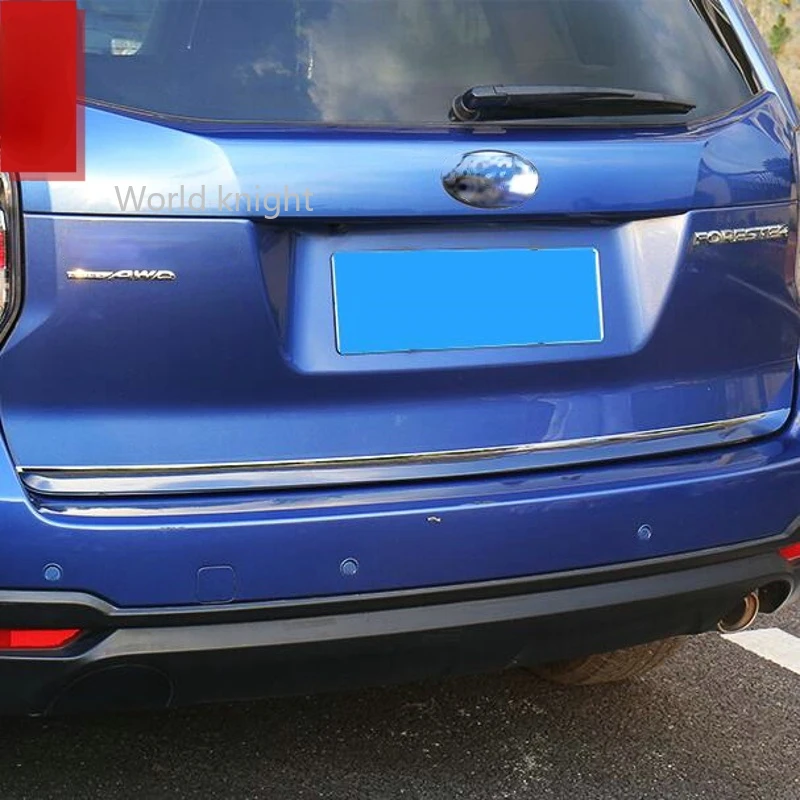 Pre Subaru Forester SJ 2013 2015 2016 2017 2017 2018 Chrome zadné dvere chvostovej brány Trunk Tailgate Trip Cover Leskiny Styling STYLING STACKER