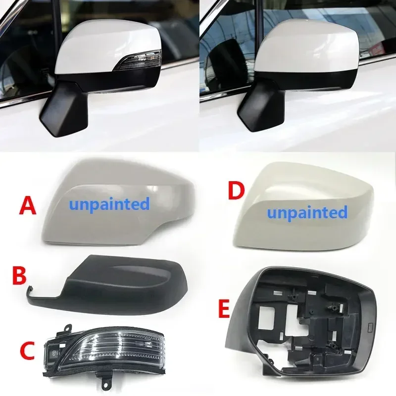 Pre Subaru Outback 15-18 /XV 13-16 /Lagecy /Forester 14-17 /Impreza WRX STI vonkajšie spätné zrkadlo Bočné zrkadlo Ráme
