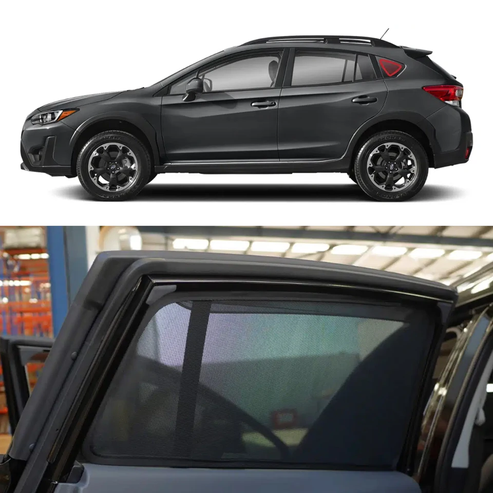 Pre Subaru XV Crosstrek MK3 2024 2025 Magnetický automobil Sunshade predné čelné sklo oponu Zadná strana detské okno Slnečný tieň