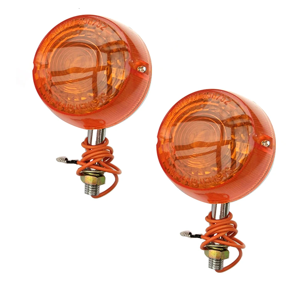 Pre Suzuki AX100 s 6V-12V žiarovkovými svetlami Motocyklové indikátory blikačiek blinker jantárová lampa Signál
