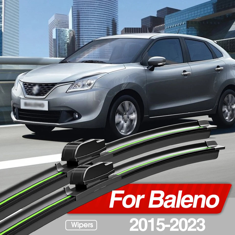 Pre Suzuki Baleno 2015-2023 Čepele predného čelného skla 2ksové okenné okenné príslušenstvo 2016 2017 2018 2019 2020 2021 2022