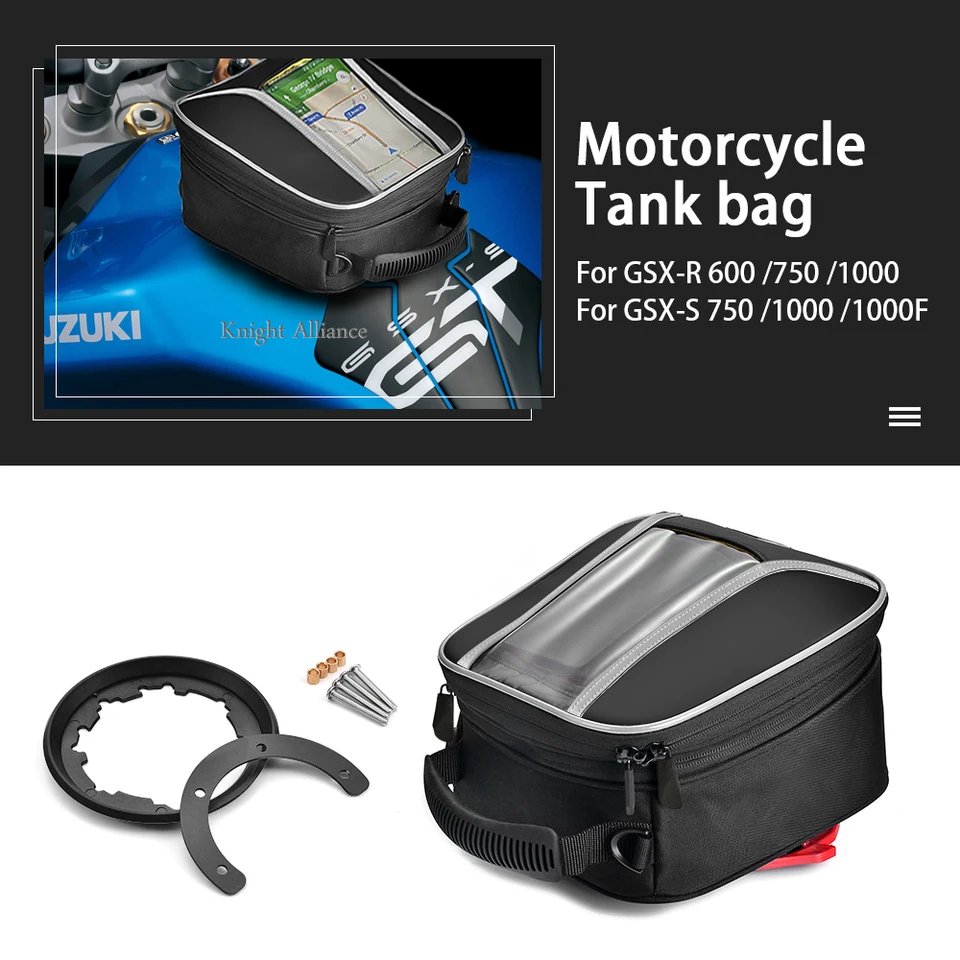Pre Suzuki GSX 650F 1250FA GSX-S GSX-R 750 1000 GSX1300R Motorcycle Tank Bag Storage Storage Storage Navigation Bag