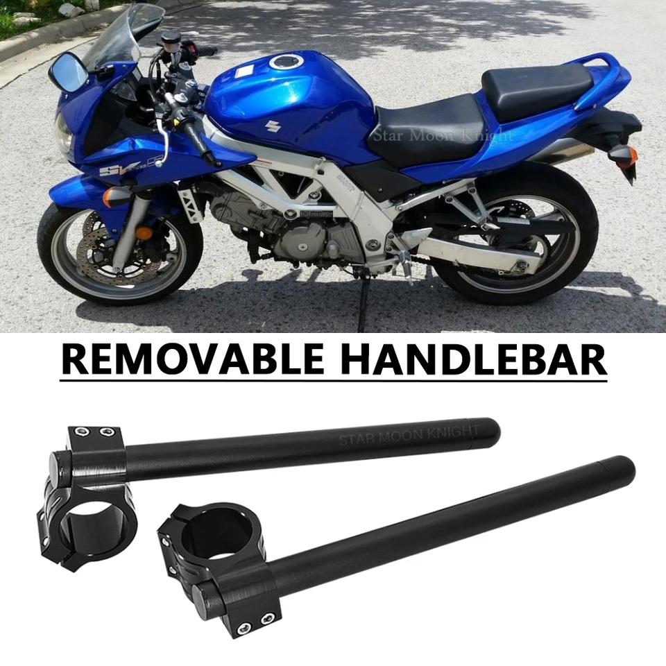 Pre Suzuki GSX-R 1300 1000 750 600 125 GSX 600 750 1100 GSF 400 600 SV650 RF600 GS500 TL1000 CLIPLE CLIP na paneli s rukoväťou vidlice