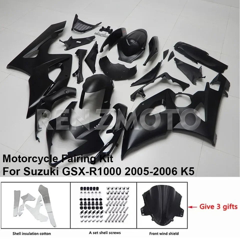 Pre Suzuki GSX-R1000 2005-2006 K5 K6 Fairing Motoring Set Body Kit Decotion Detode Plate Plate príslušenstvo shell