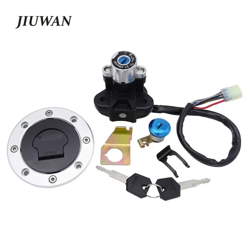 Pre Suzuki GSXR1300 SV650 GSXR 600 750 1000 SV1000 K4-K7 1 Sada Motorcycle Ingnition Switch Lock Tank Cover Cover Cover Lockset Kit