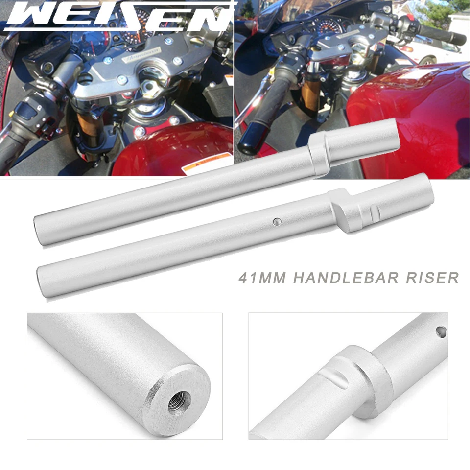 Pre Suzuki Hayabusa GSX-R 1300 2008-2020 Motocyklové príslušenstvo 41 mm CNC sudca hliníka Riser 12mm Pull dozadu