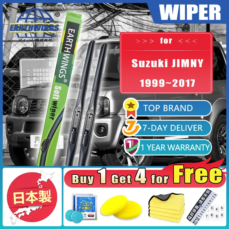 Pre Suzuki Jimny 1999 ~ 2017 2005 2012 2012 JB43 JB33 JB23 Automobilový automobil predné zadné zadné stieračské čepele Ochranné čistenie