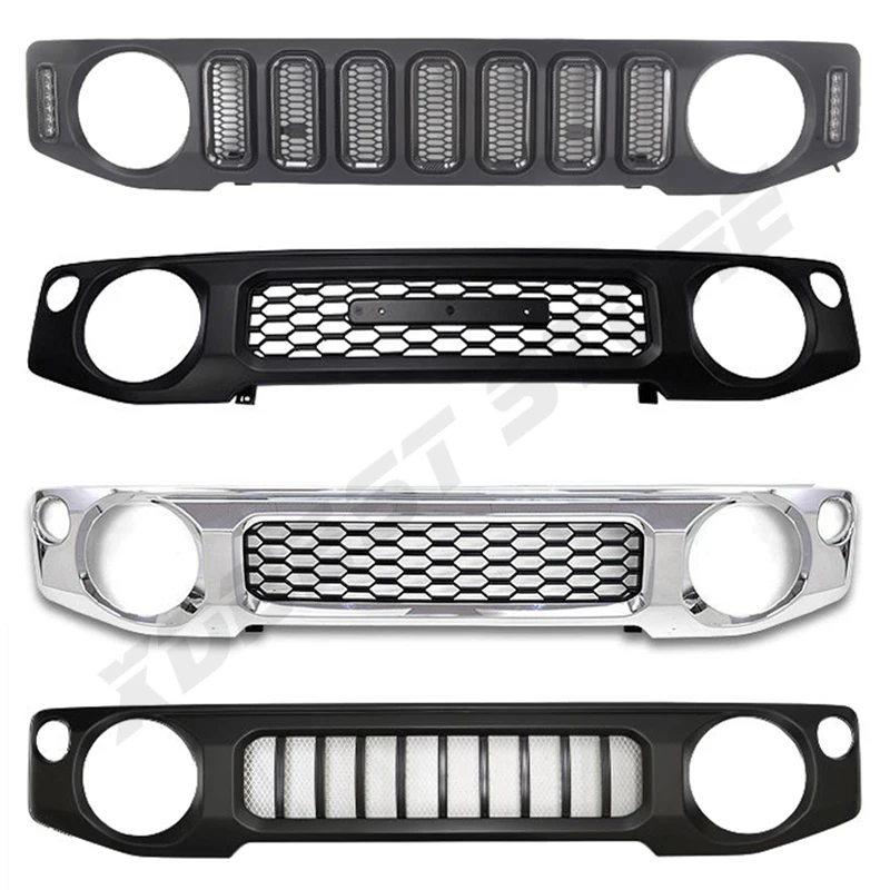 Pre Suzuki Jimny JB64 JB74 2019 2020 2021 2022 2023 Automobil predný gril siete Racing Grills predný nárazník mriežky