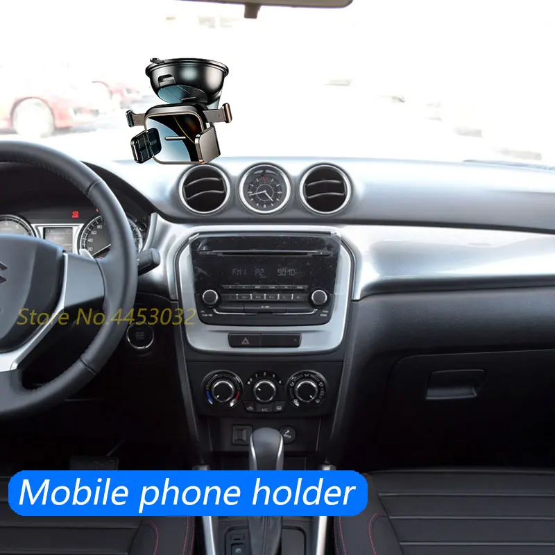Pre Suzuki Jimny Swift Grand Vitara Ignis Alto Baleno SX4 Držiteľ telefónu držiak na držiak na príslušenstvo čelného skla.